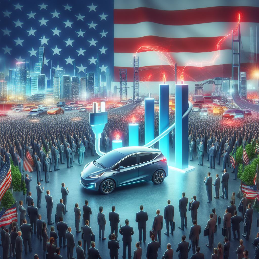 Le auto elettriche piacciono sempre di più agli americani: +50,7% rispetto al 2022