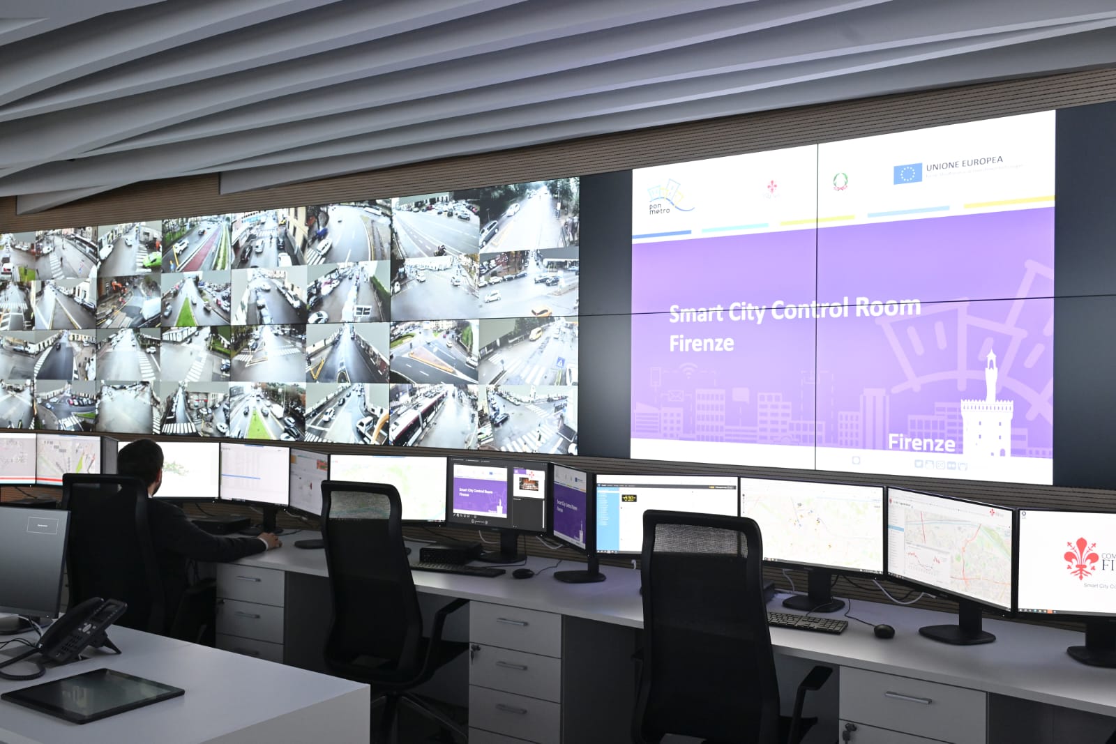 Smart City Control Room, a Firenze un super hub tecnolologico per il controllo della città