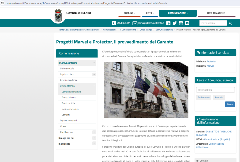 Trento Privacy Marvel