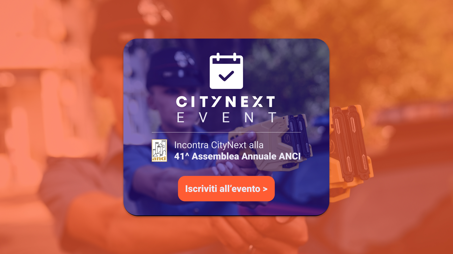 CityNext ad ANCI Torino il 21 novembre parlerà di Taser [Form di iscrizione]