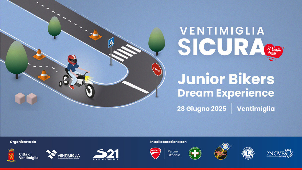 Ventimiglia, ecco “Junior Bikers-Dream Experience”: imparare giocando la sicurezza stradale