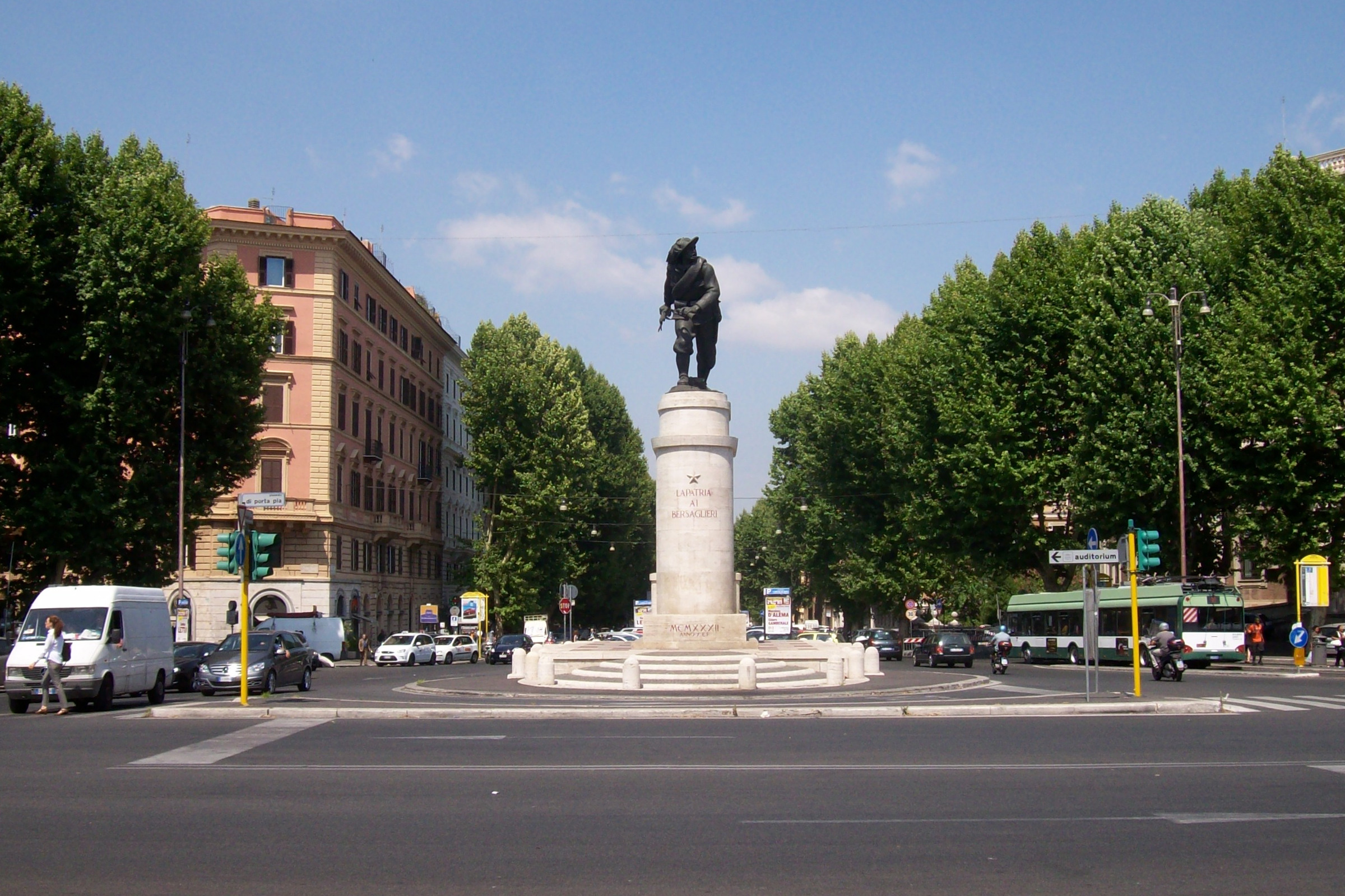 Roma, finita la riqualificazione di Piazzale Porta Pia: ecco come si presenta ora