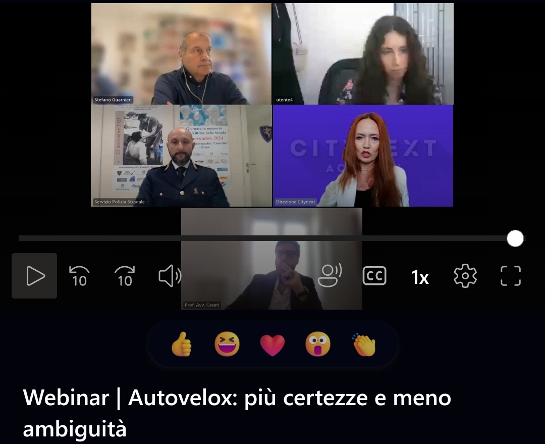 CityNext Academy: Autovelox, più certezze e meno ambiguità, il webinar