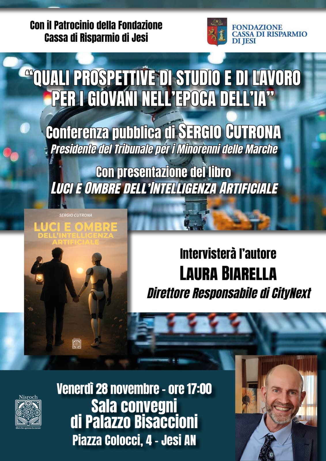 Studio, lavoro e futuro: partecipa al confronto sull’intelligenza artificiale a Jesi