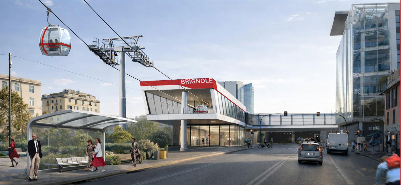 Genova, presentato il progetto del Politecnico di Milano per la mobilità in Val Bisagno: sarà una funivia. I dettagli