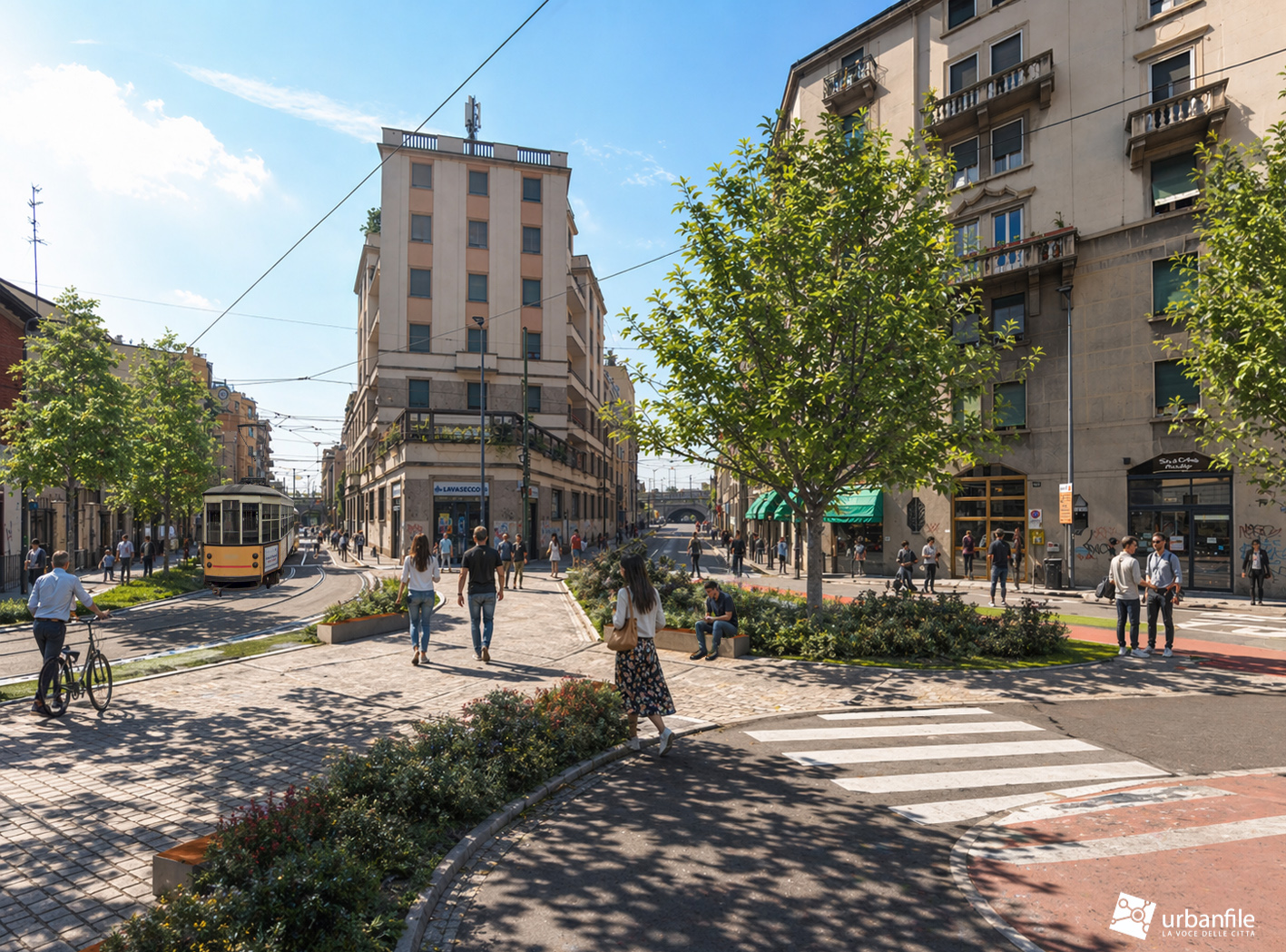 Milano, Piazza Arcobalena diventerà una piazza verde