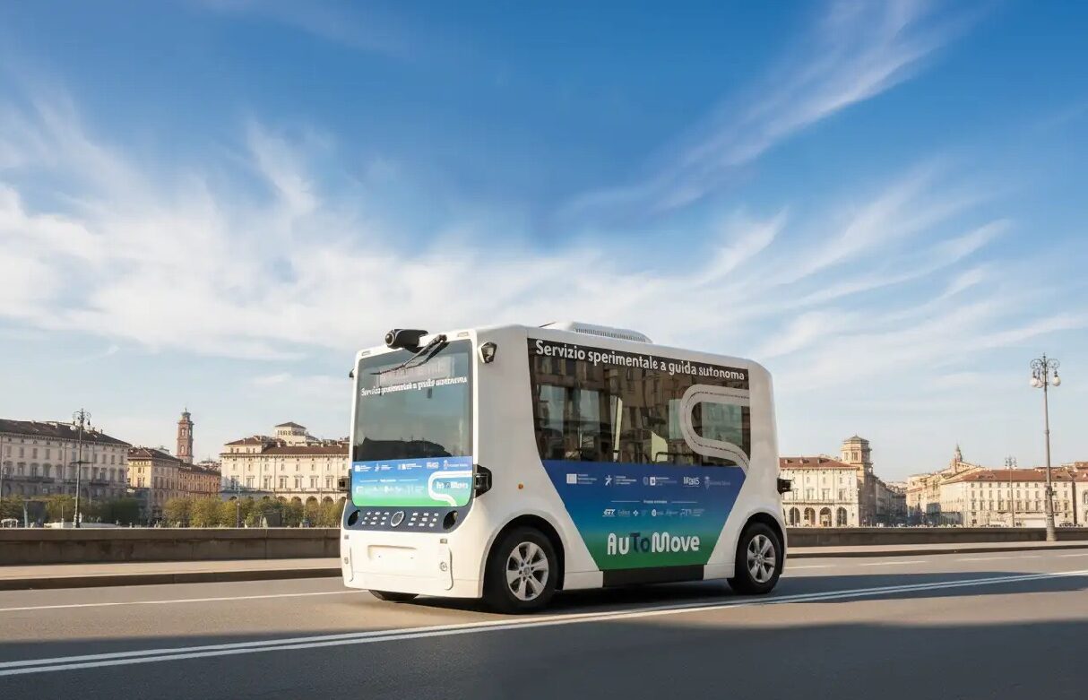 Torino, si è chiusa la sperimentazione AuToMove: i numeri della navetta autonoma