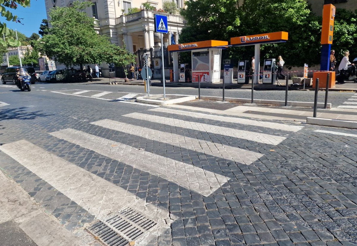 Roma, sicurezza stradale: finiti i lavori al blackpoint tra via Ferdinando di Savoia e via Adelaide