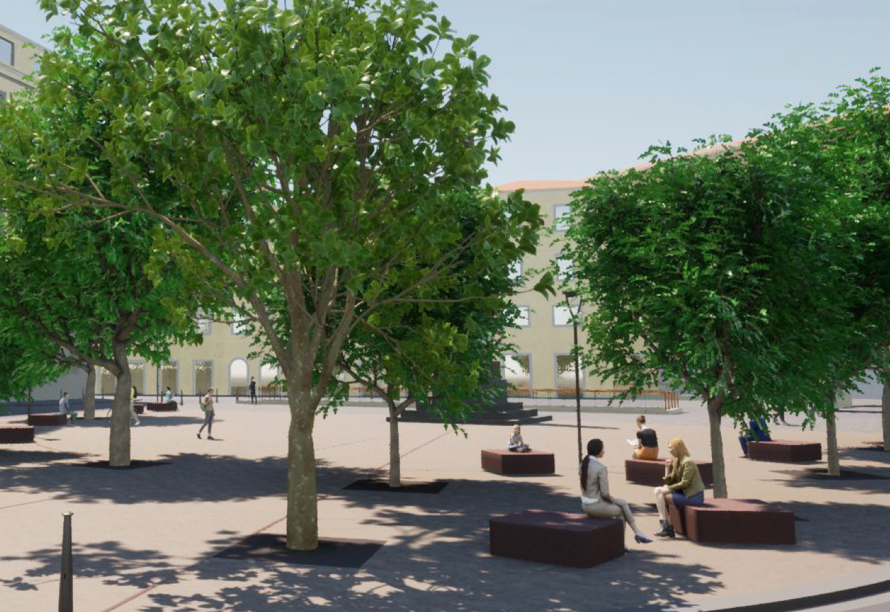 Firenze, ecco il progetto della nuova piazza dell’Unità: 1,8 milioni di euro nel segno di verde e sostenibilità. Gli interventi