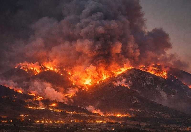 Calabria in fiamme: autostrada chiusa, treni fermi e case evacuate. Il Pollino brucia