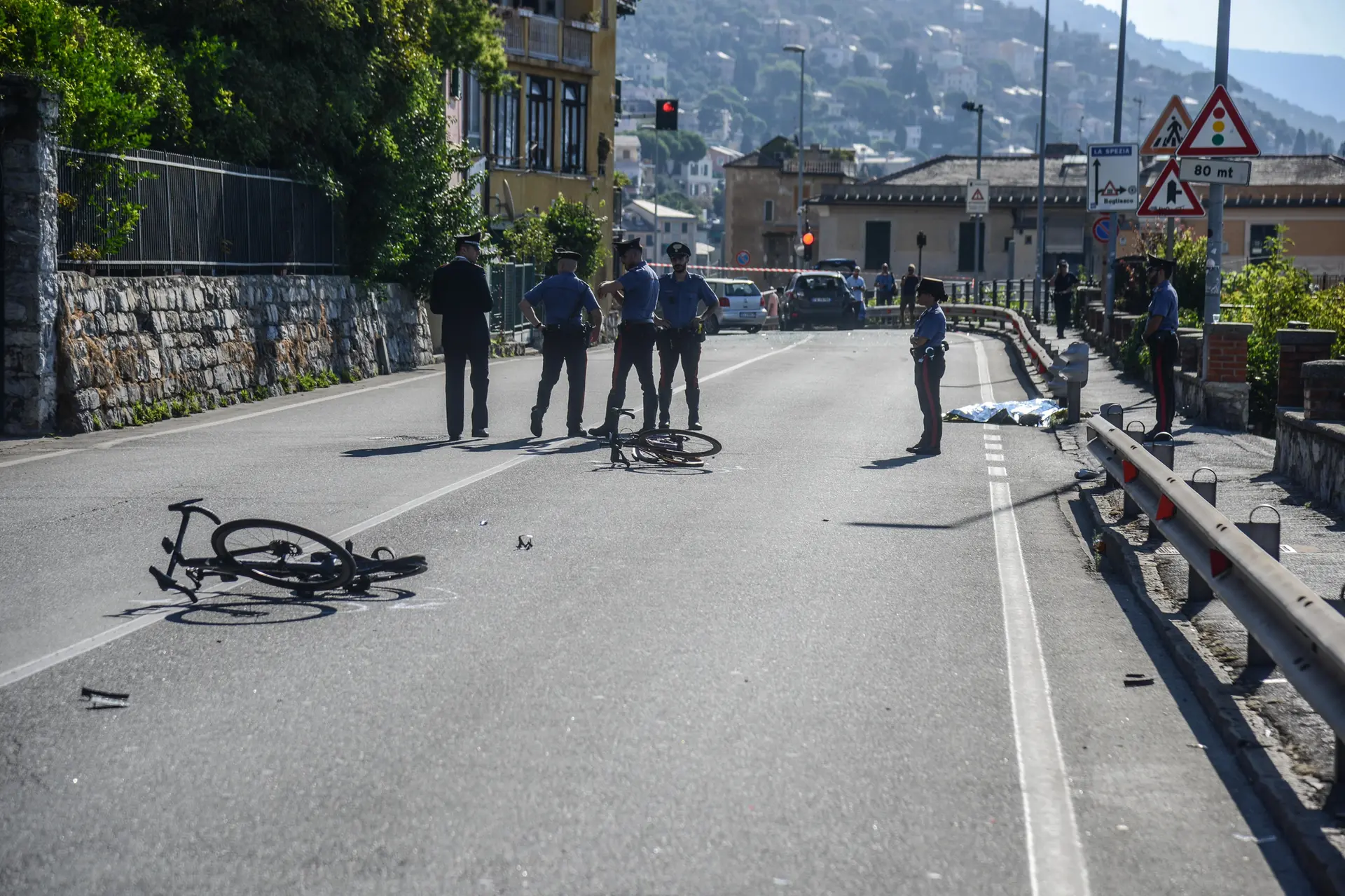 Bogliasco, auto invade la corsia opposta sull’Aurelia: due morti e viabilità in tilt. Il racconto