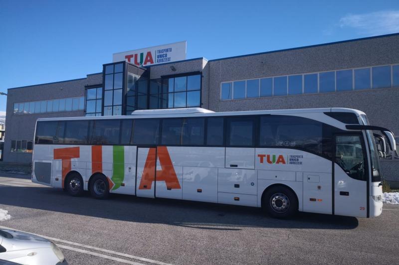 Tua, rivoluzione sulla L’Aquila-Roma: 12 nuovi autobus. Ecco quando arriveranno
